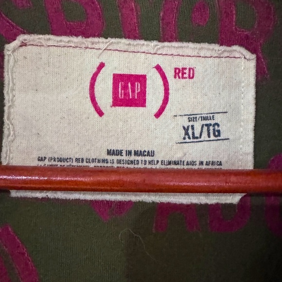 🪖 Edgy Vintage GAP Red Inspired Green Military Jacket - Ladies XL 🪖 - Picture 2 of 14